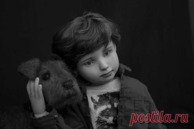 Черно/белое фото Тимофея | MaLenaDolls