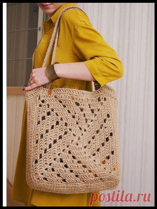 Три очень простые летние сумки со схемами вязания крючком