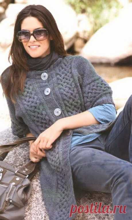 Жакет и палантин спицами
Удлиненный жакет Удлиненный жакет с рукавами кимоно подкупает переливами меланжевой пряжи и...
Читай дальше на сайте. Жми подробнее ➡