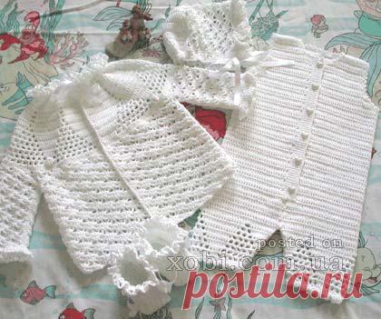 белый комплект для малыша