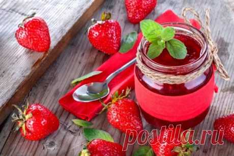 Клубничное варенье с лимоном — Домашняя кулинария