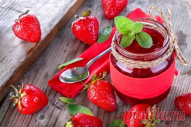 Клубничное варенье с лимоном — Домашняя кулинария