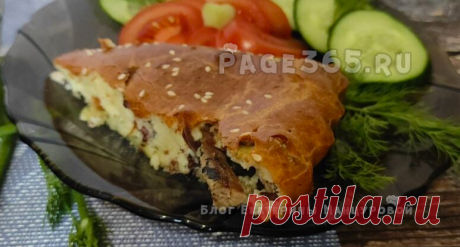 Заливной пирог с рыбными консервами - быстро и вкусно