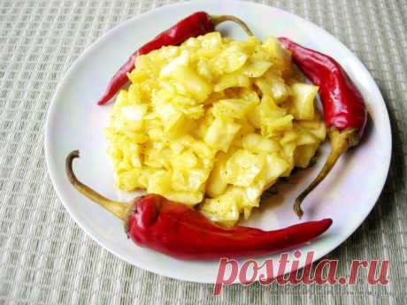 Маринованная капуста с карри. Рецепт к постному столу