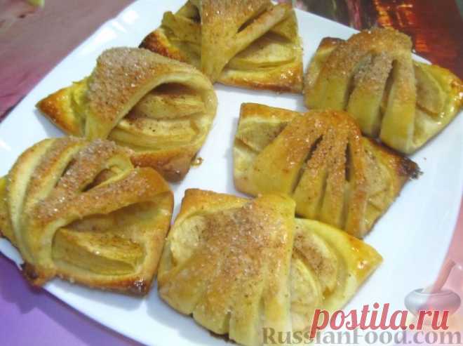 Рецепт: Творожное печенье с яблоками на RussianFood.com