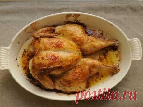 Распластанная запеченная курица - Еда - msn