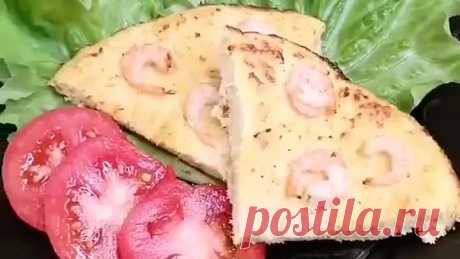 СУФЛЕ ИЗ ТРЕСКИ С ЯЙЦОМ И КРЕВЕТКАМИ