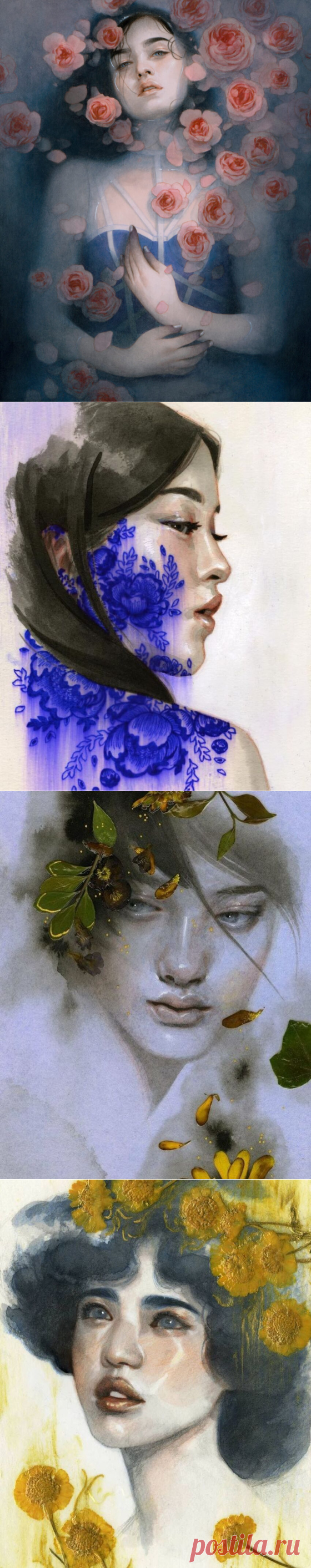 В любом из нас живёт душа поэта... Художник Тран Нгуен (Tran Nguyen)