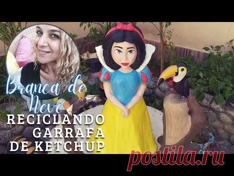 COMO FAZER A BRANCA DE NEVE 71 CENTÍMETROS PARA JARDIM