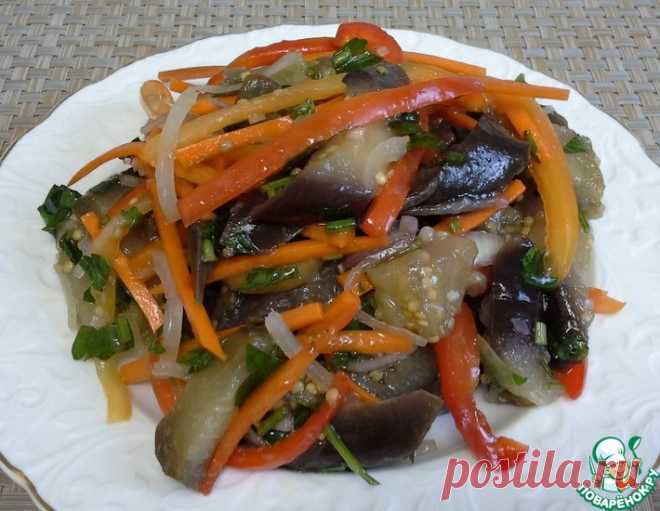 Баклажаны по-корейски – кулинарный рецепт