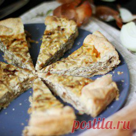 Луковый пирог по-русски рецепт – русская кухня: выпечка и десерты
