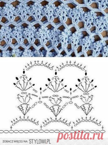 Узоры крючком в копилку мастерицы