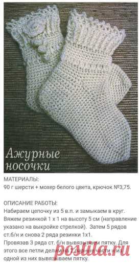 Ажурные носочки крючком💖 бурда апрель 2022 анонс смотреть листать бесплатно