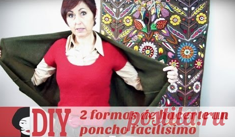 Hazte dos chalecos-capas con un trozo de tela - enrHedando
