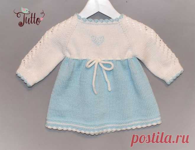 Mint green baby dress knit dress white dress merino dress baby | Etsy