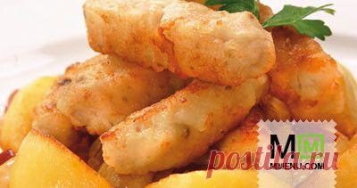 Пряный минтай с картофелем - кулинарный рецепт. Миллион Меню