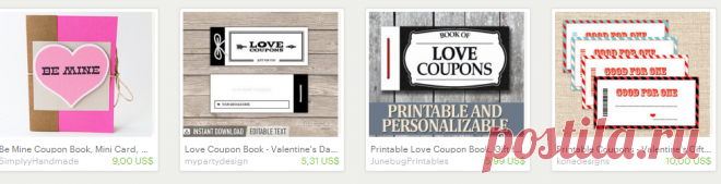 Popular items for love coupons on Etsy любовная книжка купонов