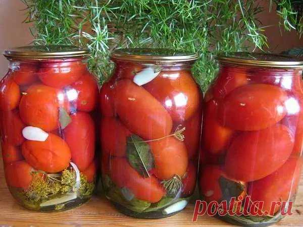Вкусные консервированные помидоры без стерилизации - Очень вкусно