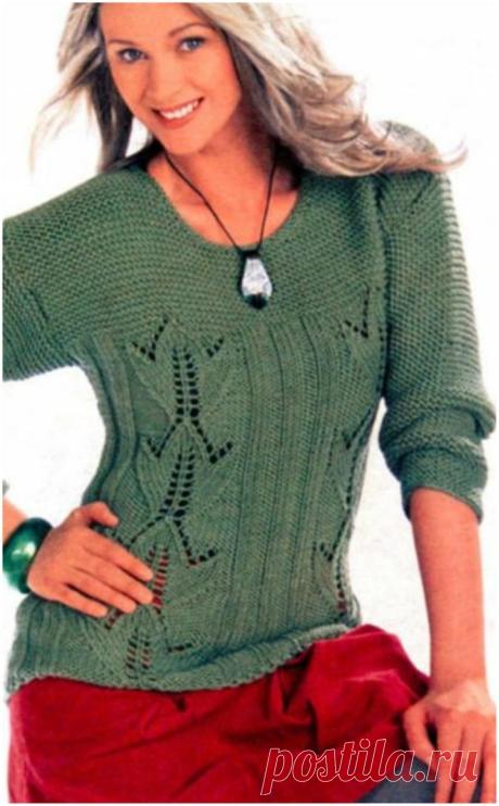 GREEN PULLOVER