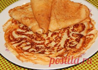 Вкусные блинчики на кефире - пошаговый рецепт с фото на Повар.ру