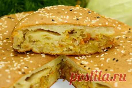 Быстрый и простой капустный пирог - Четыре вкуса - медиаплатформа МирТесен
