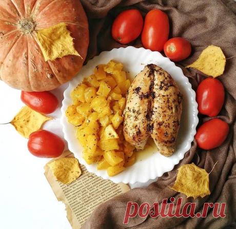 Тыква с курицей - Простые рецепты Овкусе.ру