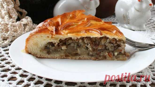 Пирог с грибами и гречкой: старославянский рецепт — вкусно и сытно Старославянская выпечка — кладезь вкуса и традиций.