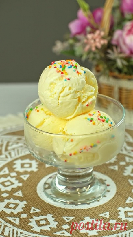 Мороженое пломбир из детства 🍨🍦Буду безумно благодарна за лайк❤️🍦 300 мл молока🍦 250 мл сливок ( не меньше 33% )🍦 4 желтка🍦 80 г сахарной пудры🍦 5 г в...