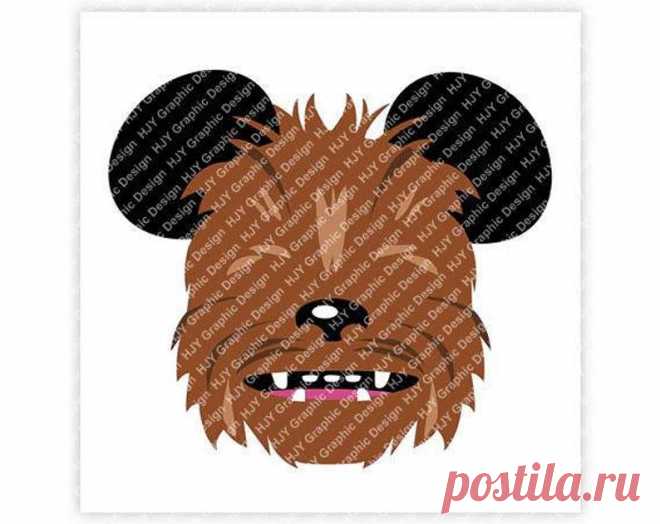 Disney Star Wars Chewbacca Mickey Minnie Mouse Ears | Etsy