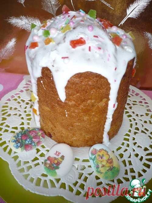 Быстрый кулич из жидкого теста – кулинарный рецепт