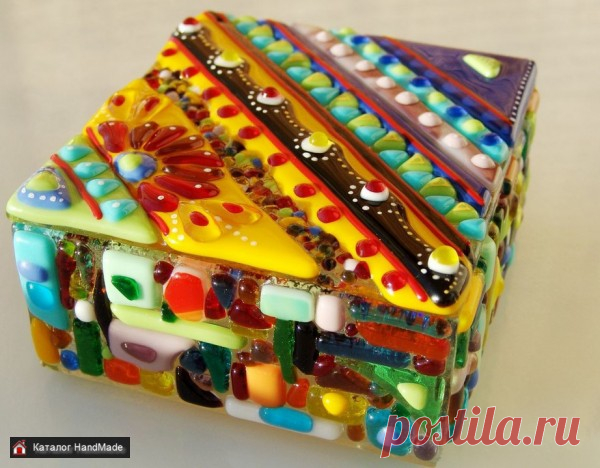 Шкатулка из художественного стекла купить в Беларуси HandMade, цены в интернет магазинах