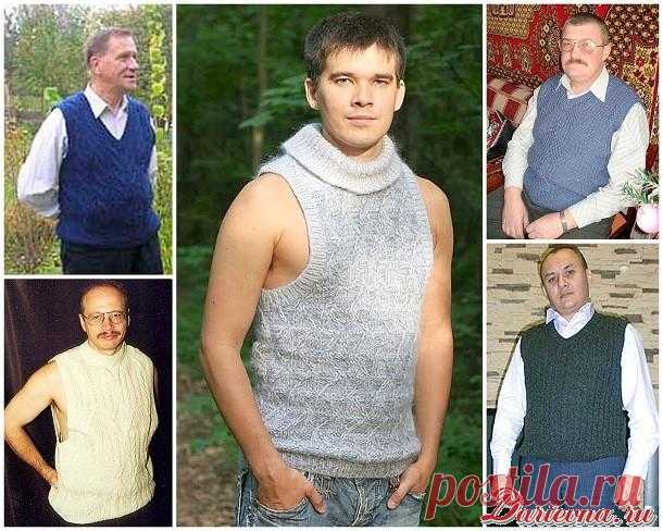 Как связать безрукавку для мужчин спицами. Схемы и описания