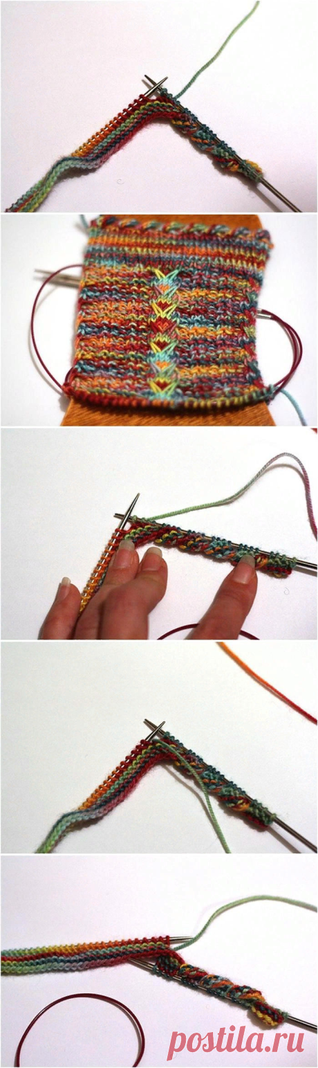 Красивый перекрученный край для оформления низа изделий — DIYIdeas