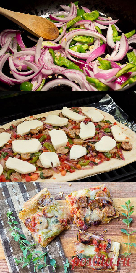 InVkus: Лепешка с копченостями, томатами и сыром
Когда дома холодно и не уютно, я начинаю печь. По квартире распространяется тепло и аромат теста, затем раскрываются ароматы начинки. Я дожидаюсь пока мой &quot;шедевр&quot; будет готов, достаю его из духовки, отрезаю кусочек и ем. Мне становится тепло и уютно. Это значит мое &quot;творение&quot; удалось. Когда душевное равновесие восстановлено, я делюсь вкусностью с семьей. Вот пошаговый  рецепт с фотографиями.