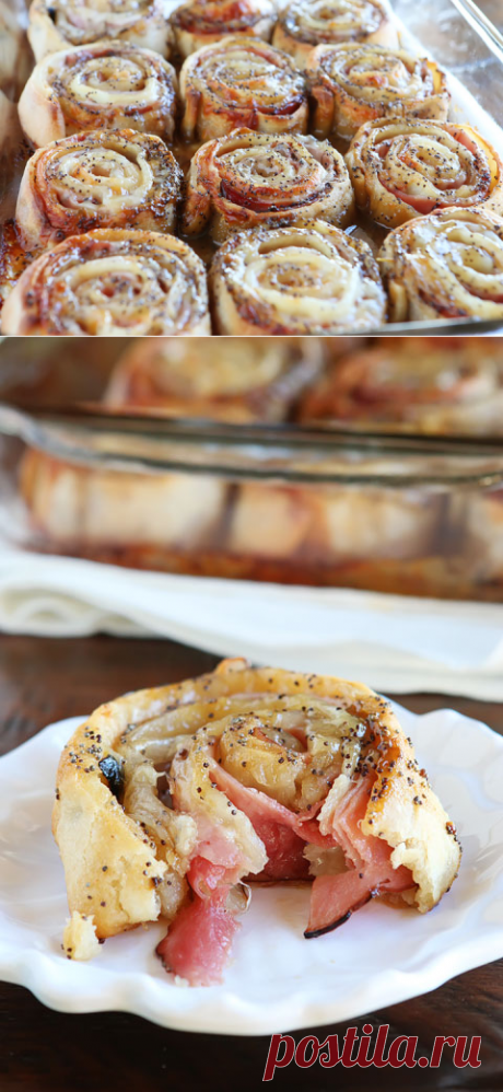 Hot Ham &amp; Cheese Party Rolls | Kevin &amp; Amanda's Recipes | Food &amp; Travel Blog