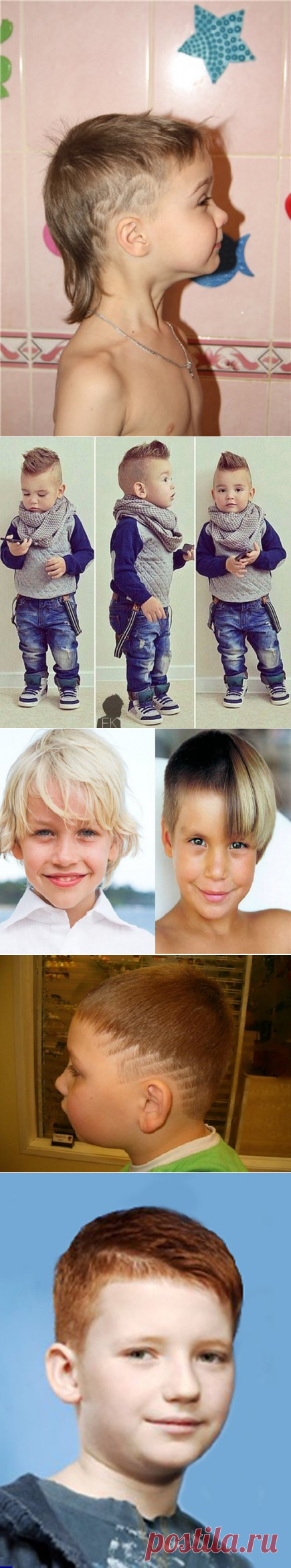 Самые модные стрижки для мальчиков 2018-2019, стильные прически для мальчиков, детские стрижки для мальчика 2017-2018 - фото смотреть