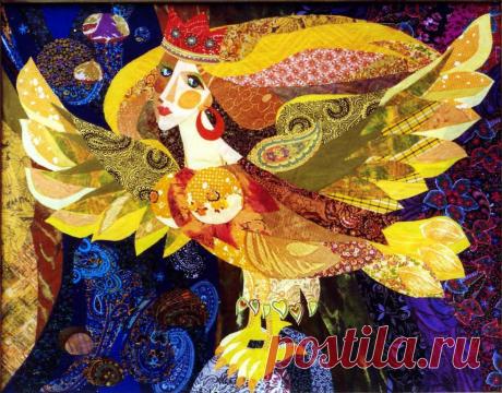 Лоскутные картины Валентины Максимовой из Углича