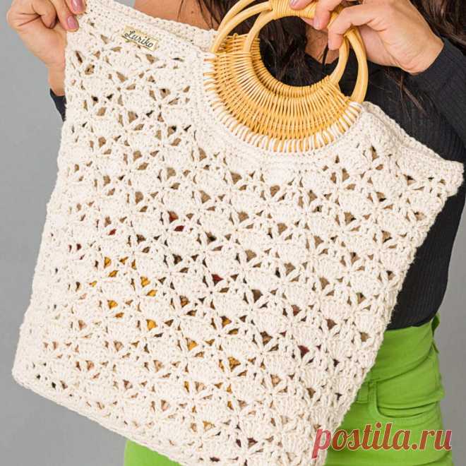 Пляжная сумка крючком. Описание и схемы – Paradosik Handmade - вязание для начинающих и профессионалов