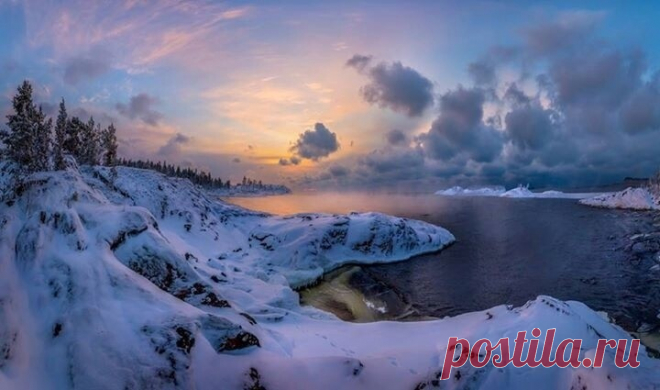 #Россия Ладожское озеро. Карелия