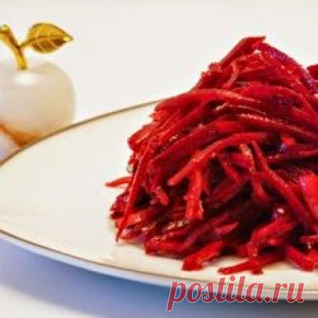 Свекольный салат с грибами