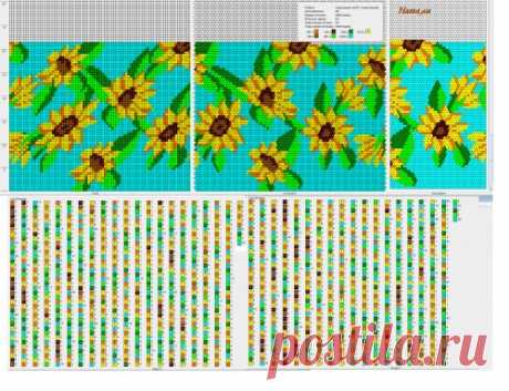 Флора : Формат jpg : Схемы для вязаных чехлов для телефонов и сумочек : Файлы : jbead
