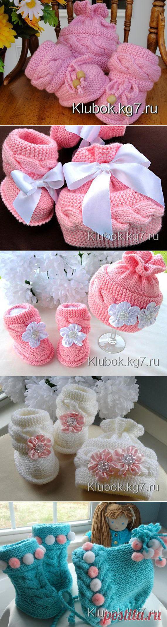 ОЧЕНЬ НАРЯДНЫЕ ПИНЕТКИ-БОТИНОЧКИ ДЛЯ МАЛЫШЕЙ | Клубок