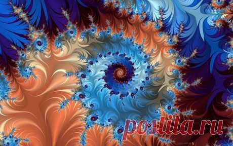 Фракталы, цвет вектор - ForWallpaper.com
