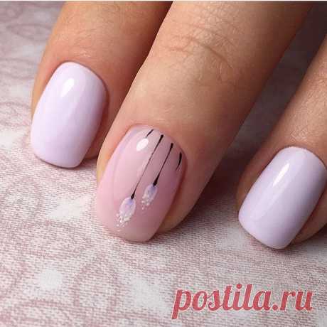 Цветочный маникюр — Модно / Nemodno