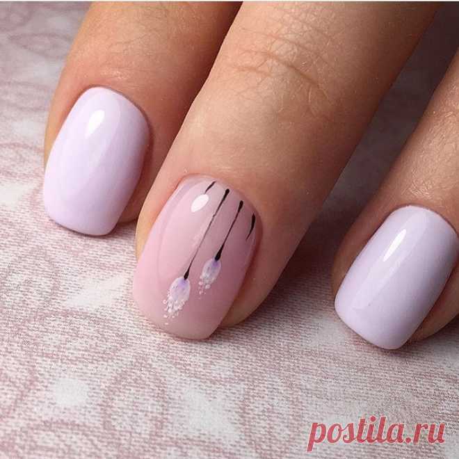 Цветочный маникюр — Модно / Nemodno