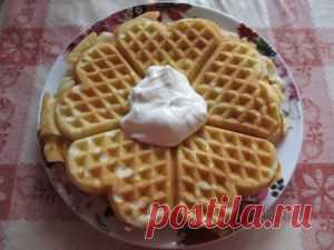 Мягкие вафли в вафельнице | Блог домохозяйки