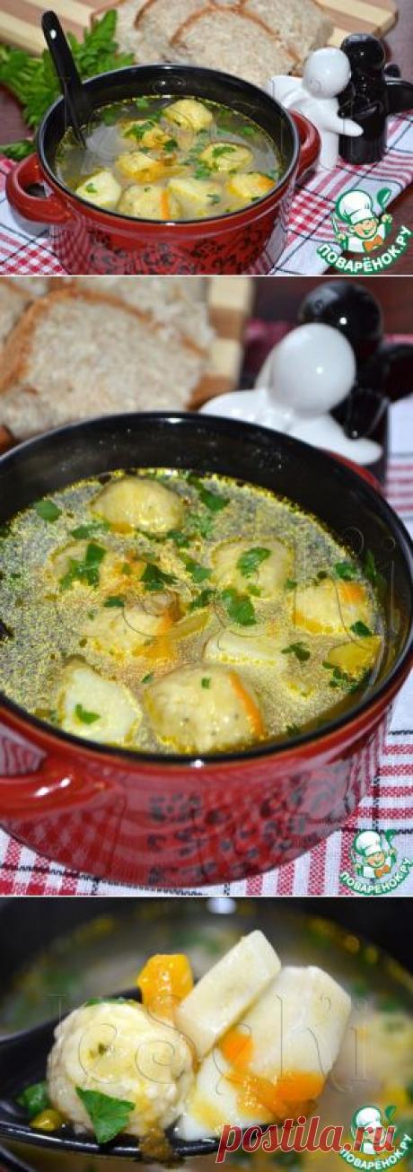 Овощной суп с сырными шариками - кулинарный рецепт