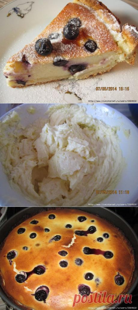 Пирог (Чизкейк ) с творожно — ягодной начинкой | БУДЕТ ВКУСНО!