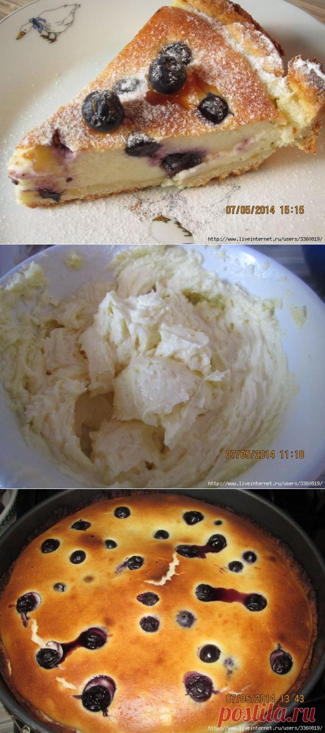 Пирог (Чизкейк ) с творожно — ягодной начинкой | БУДЕТ ВКУСНО!