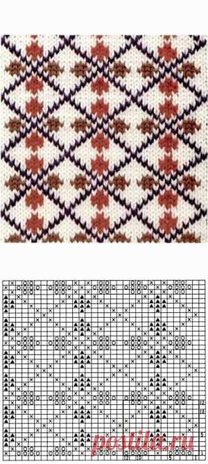 Жаккардовый узор — Шпуля - сайт о вязании